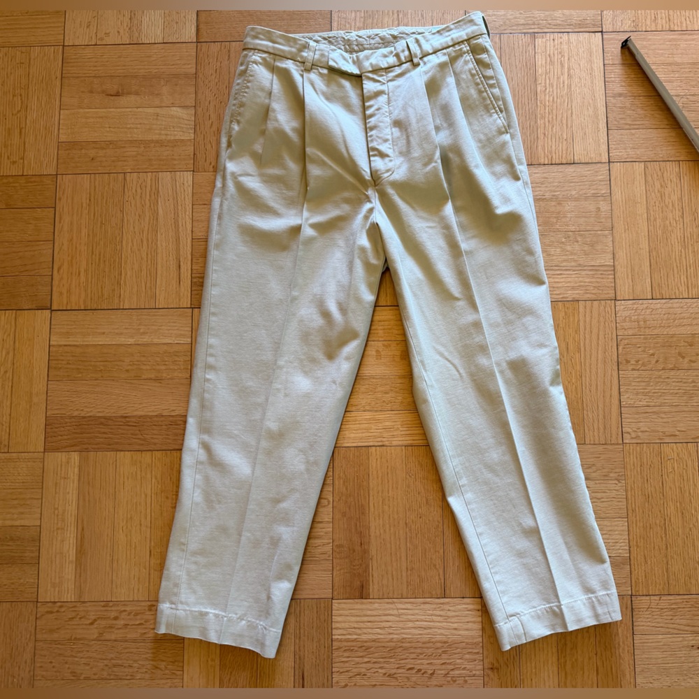 Officine Generale Luigi Pleated Chino Trousers